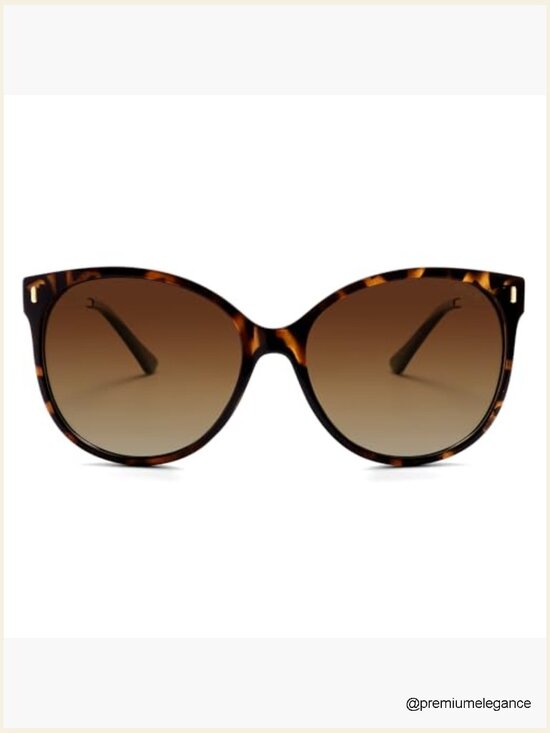 Oversized Round Polarized Sunglasses UV400 Protection Gender-Neutral main image 5